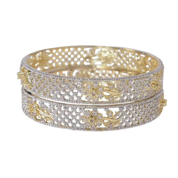 Designer_Ganga_Jamuna_Two_Tone_Ad_Stone_Bangles__Elegant_Party_Wear_Jewellery