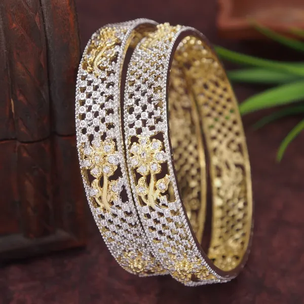 Designer_Ganga_Jamuna_Two_Tone_Ad_Stone_Bangles__Elegant_Party_Wear_Jewellery