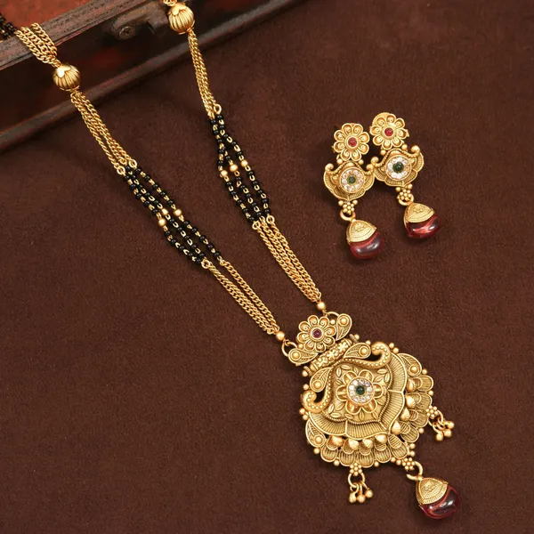 Gold_Matte_Finish_Mangalsutra