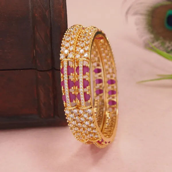 Gold_Plated_Sparkling_Ruby_Stone_Ad_Bangles_For_Women
