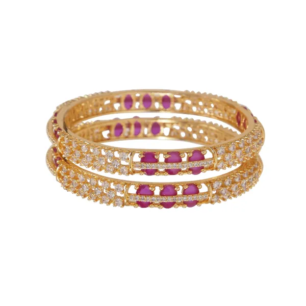 Gold_Plated_Sparkling_Ruby_Stone_Ad_Bangles_For_Women