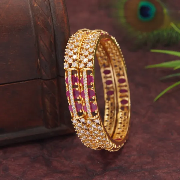 Gold_Plated_Sparkling_Ruby_Stone_Ad_Bangles_For_Women