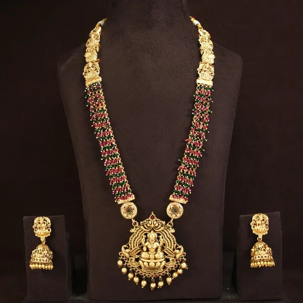Laxmi_Devi_Temple_Antique_Long_Necklace_Set
