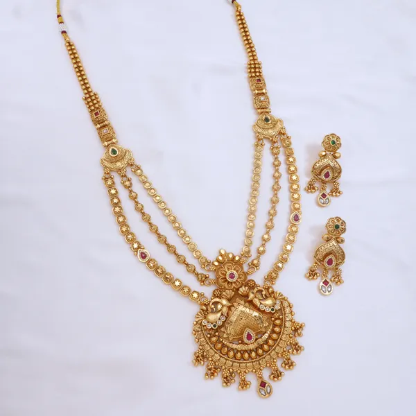 Royal_Antique_Finish_Brass_Rani_Haar_Long_Necklace_Set_With_Earrings
