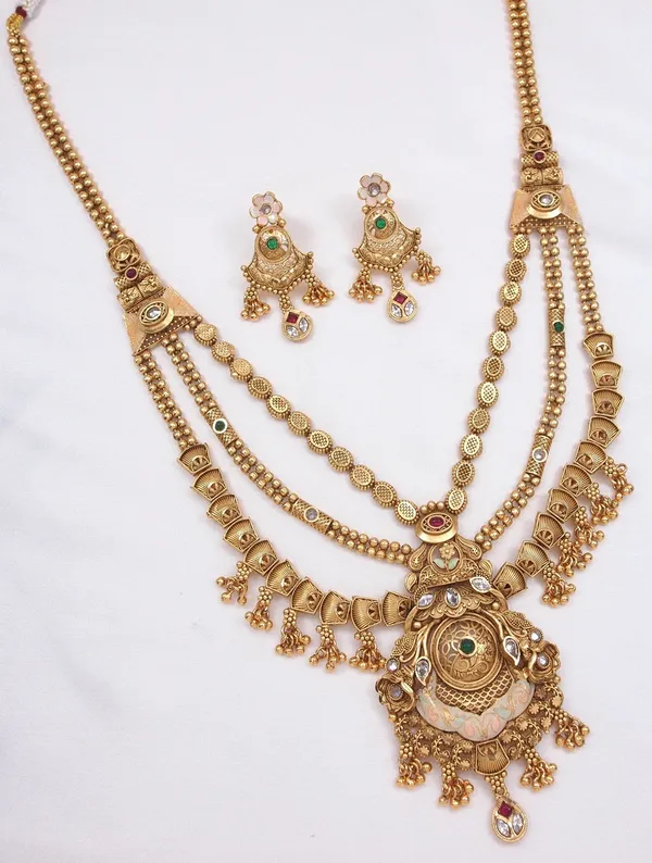 Women_Gold_Toned_Antique_Rani_Haar_Trend_Long_Temple_Necklace_Set