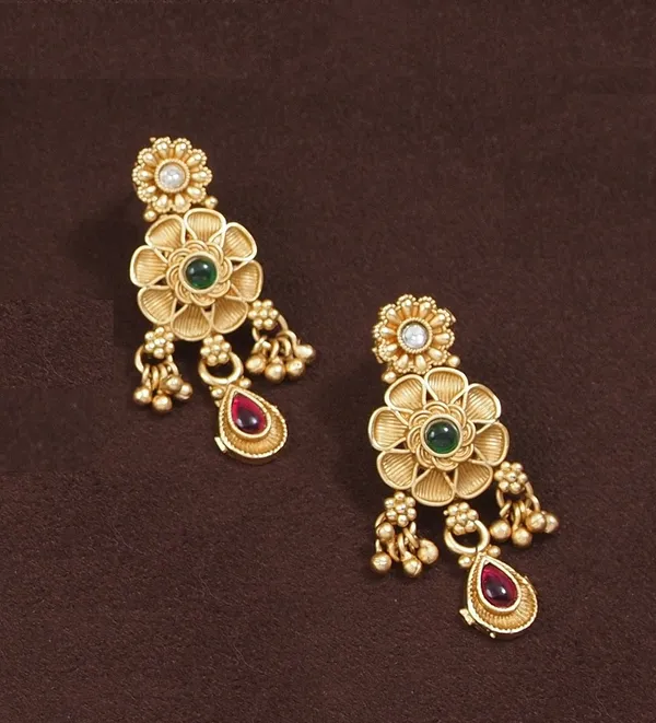 Rajwadi_Plated_Mangalsutra_Set_With_Earrings