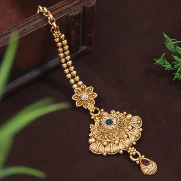 Royal_Brass_Rajwadi_Antique_Matte_Maang_Tikka