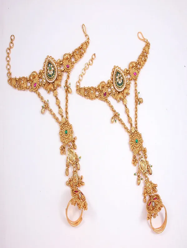 Royal_Bridal_Gold_Toned_Elephant_Motif_Haath_Phool_Heritage_Jewellery_(Hath_Panja)