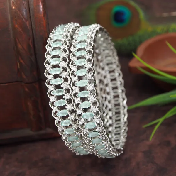 Silver_Plated_Zircon_American_Diamond_Bangle