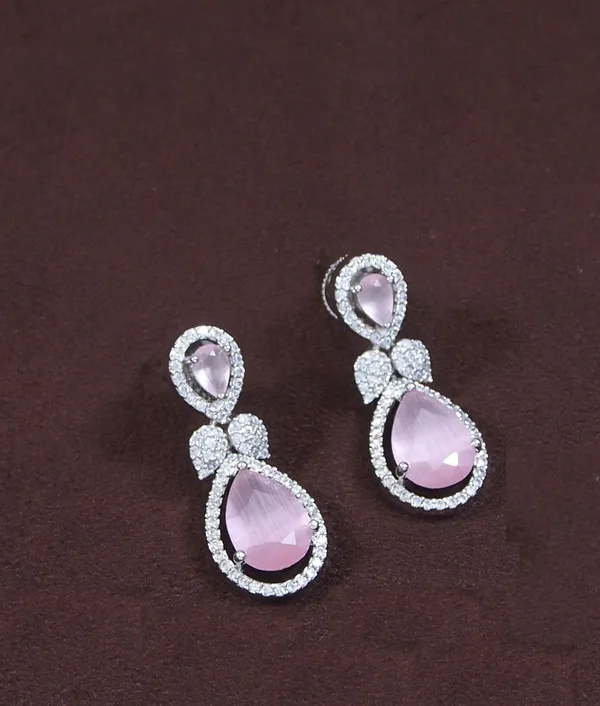 Silver_Zircon_Necklace_Set