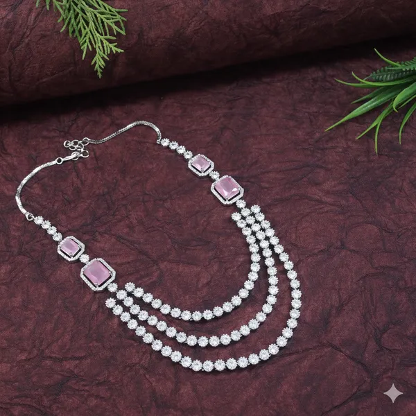 Three_Layer_Zircon_Necklace_Set