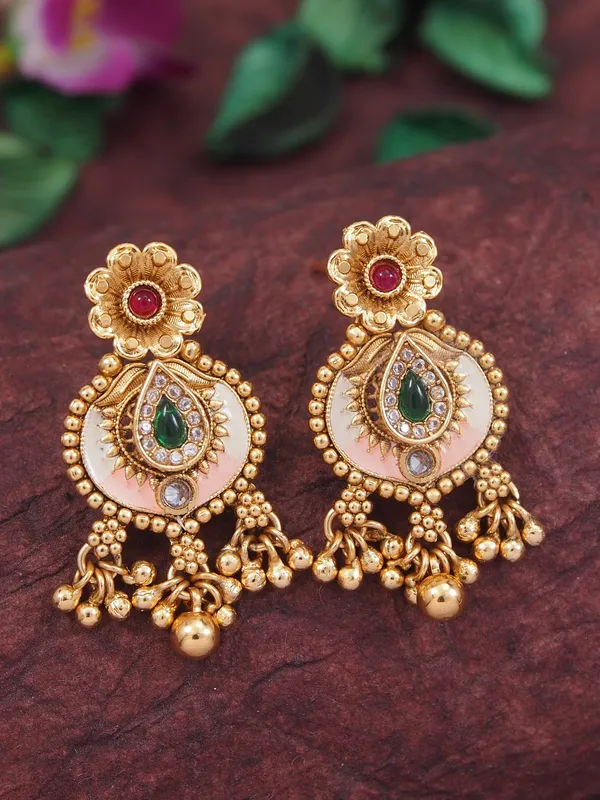 Traditional_Antique_Gold_Plated_Pearl_Choker_Jewellery_Set_For_Women