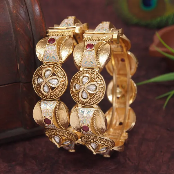 Traditional_Meenakari_Gold_Brass_Plated_Openable_Kada_Bangle
