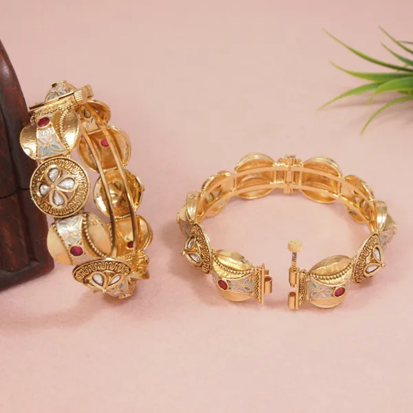 Traditional_Meenakari_Gold_Brass_Plated_Openable_Kada_Bangle