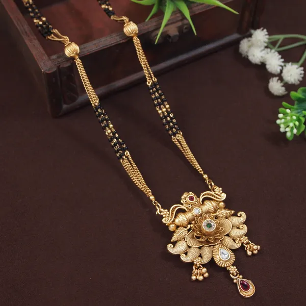 Traditional_Gold_Plated_Mangalsutra_With_Intricate_Pendant