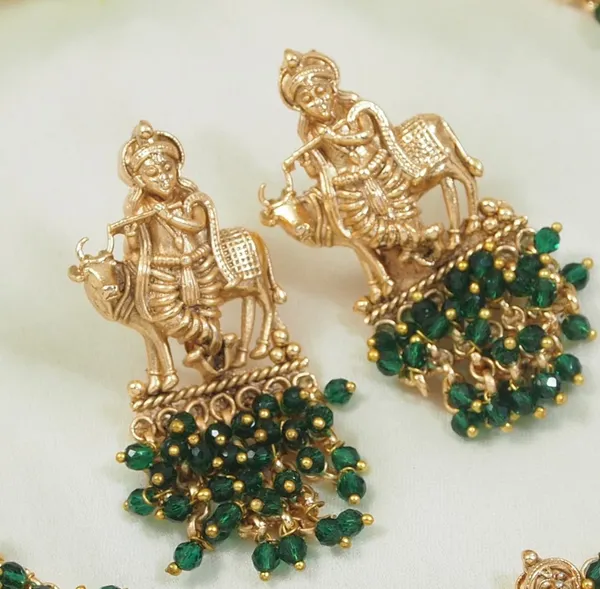 Traditional_Gold_Plated_Radha_Krishna_Necklace_Set_With_Pearl_Accents_And_Matching_Earrings
