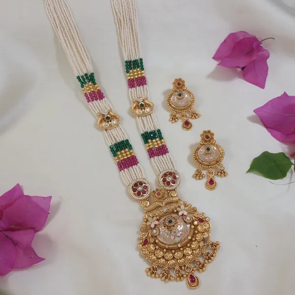 Traditional_Long_Brass_Necklace_Set_With_Kundan,_Pearl_&_Beaded_Detailing
