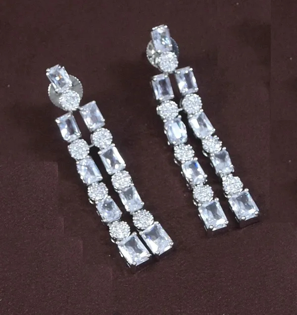 Two_Layer_Zircon_Silver_Necklace_Set