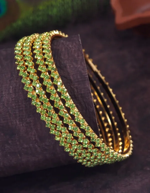 Elegant_Temple_Wear_Micro_Gold_Plated_Bangles_Set_With_American_Diamond_Stones_Set_Of_4