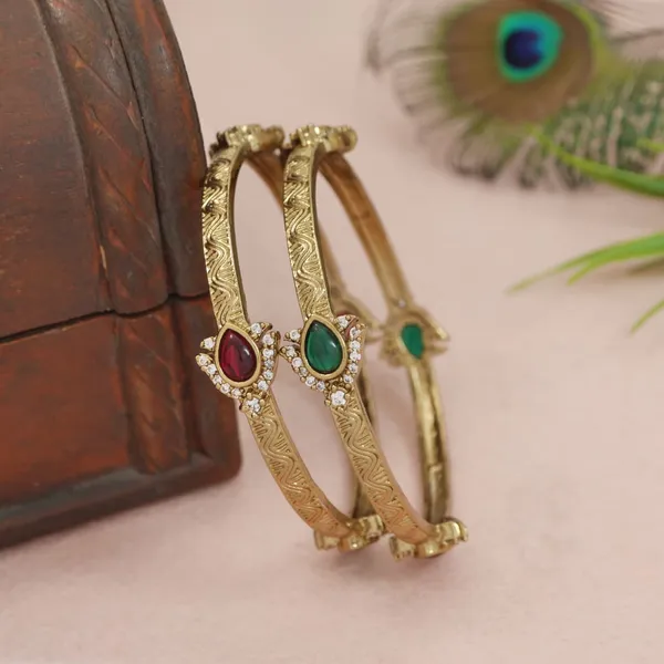 Victorian_Plated_Brass_Bangles_With_Ruby_Green_Kundan_&_Ad_Stones