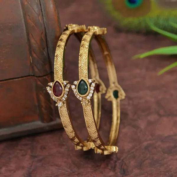 Victorian_Plated_Brass_Bangles_With_Ruby_Green_Kundan_&_Ad_Stones