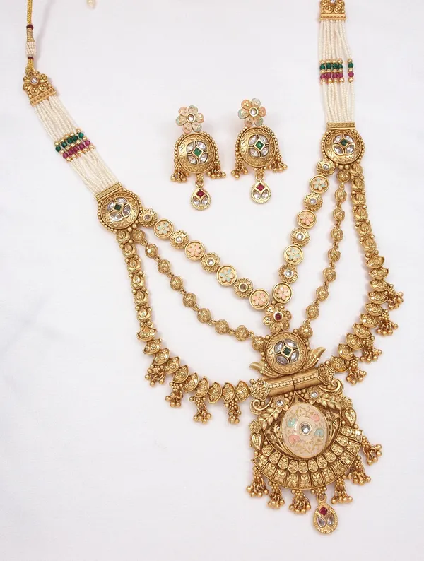 Women_Gold_Toned_Antique_Rani_Haar_Trend_Long_Temple_Necklace_Set