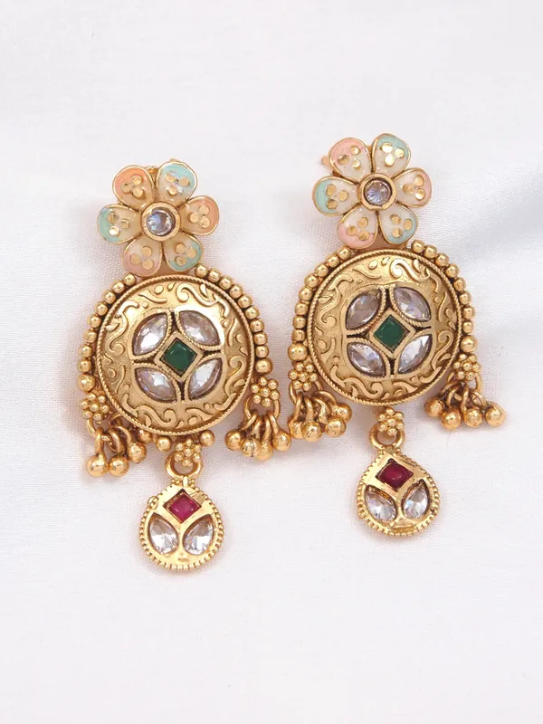 Women_Gold_Toned_Antique_Rani_Haar_Trend_Long_Temple_Necklace_Set