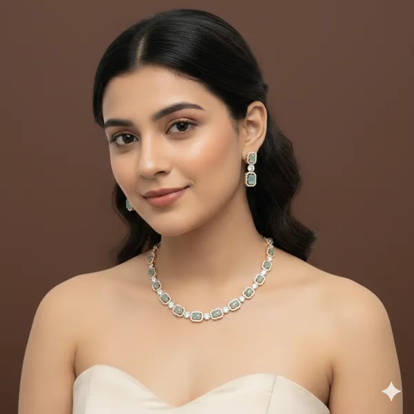 Zircon_Choker_Necklace_Set