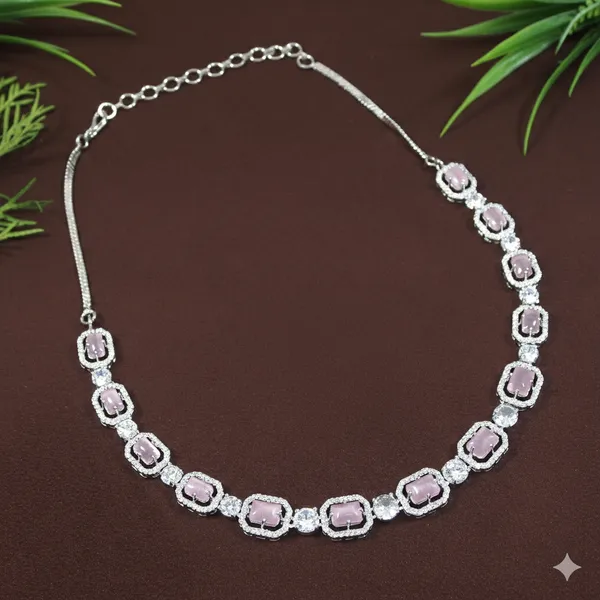 Zircon_Choker_Necklace_Set