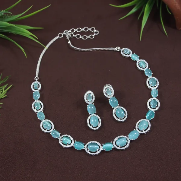 Zircon_Choker_Necklace_Set