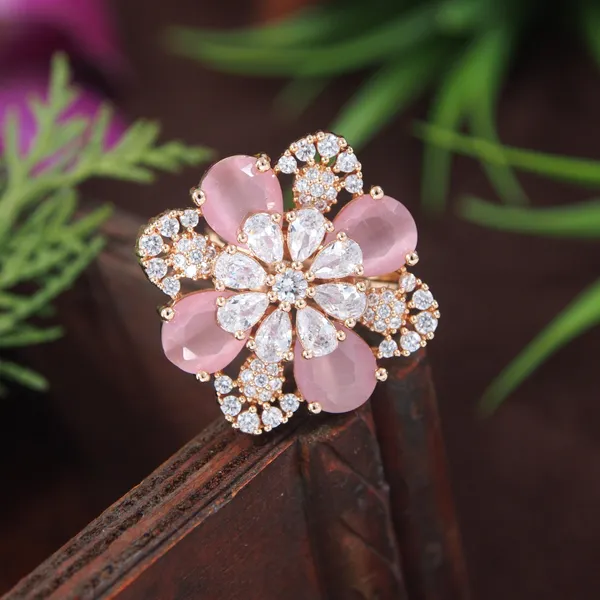 Zircon_Pink_Rose_Gold_Diamond_Ring