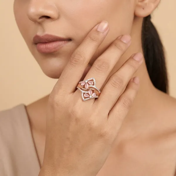 Zircon_Pink_Rose_Gold_Diamond_Ring