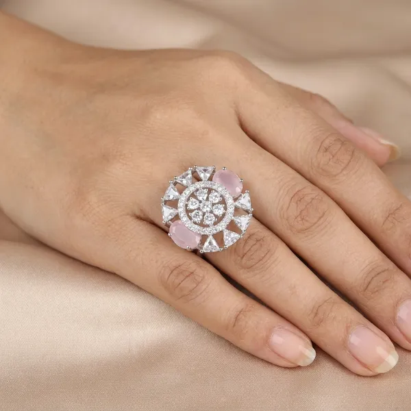 Zircon_Pink__Silver_Finger_Ring