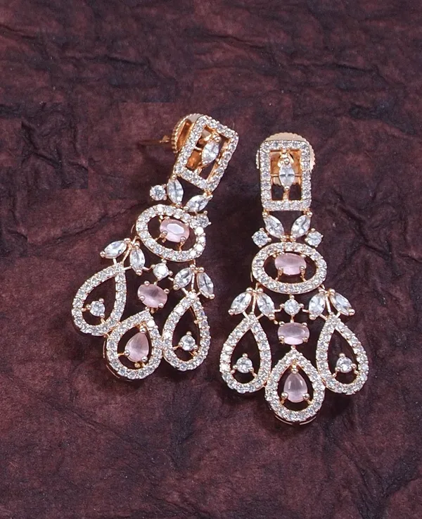 Zircon_Rose_Gold_Pink_Brass_Choker_Necklace