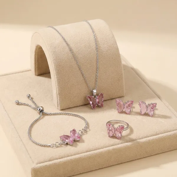Silver_Plated_Butterfly_Shape_Combo_Set