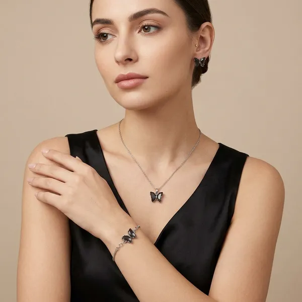 Silver_Plated_Butterfly_Shape_Combo_Set