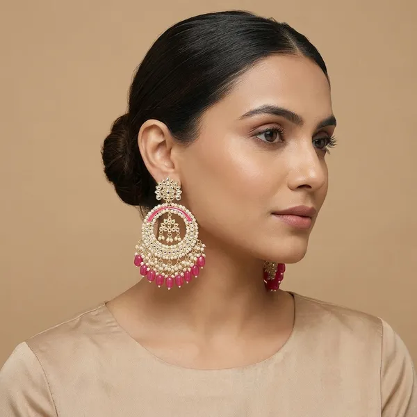 Circle_Pearl_Earrings_For_Women