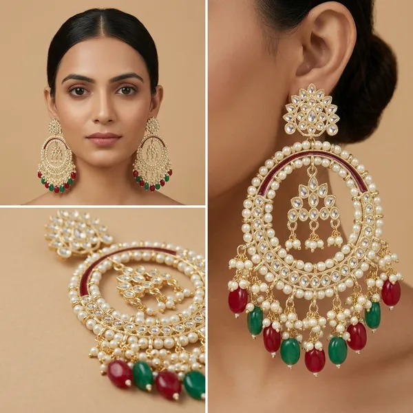 Circle_Pearl_Earrings_For_Women