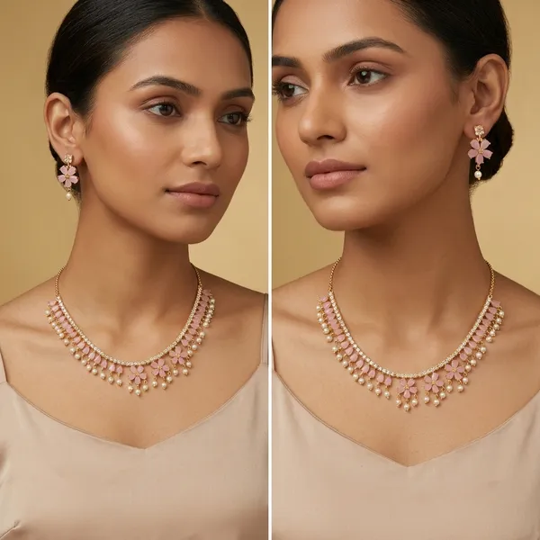 Elegant_Teardrop_Pearls_Necklace_Set