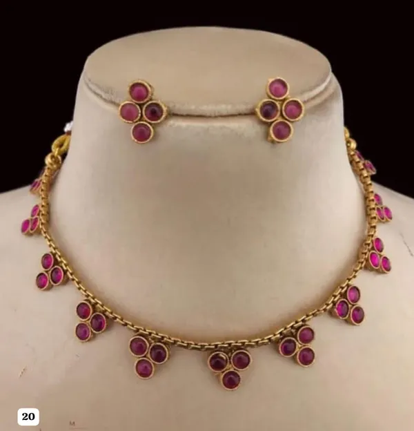 Gulbahar_Pink_Necklace_Set_
