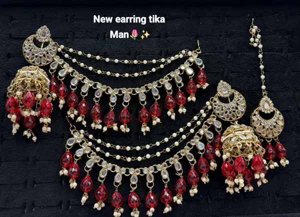 Indian_Tradional_Jhumki_With_Khanchain_For_Girls