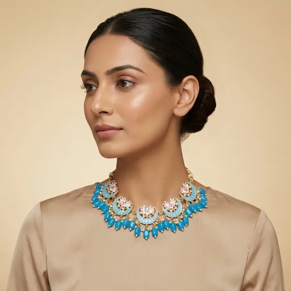 New_Chandbali_Choker_Set_For_Women