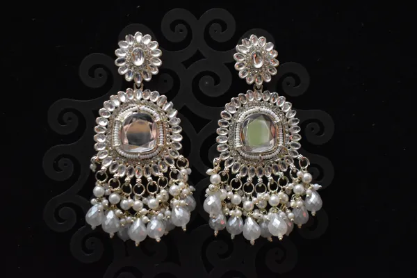 White_Alloy_Earrings_For_Women
