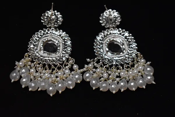 White_Alloy_Earrings_For_Women