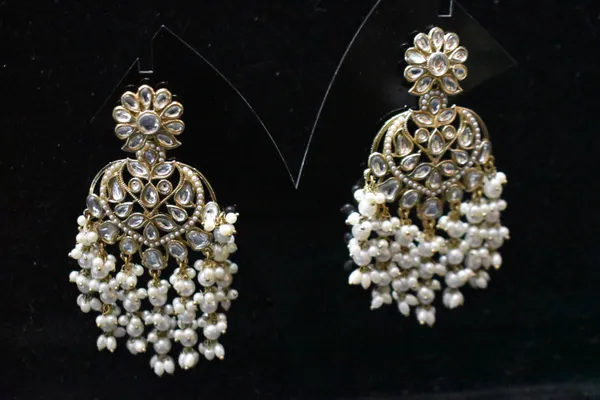 White_Alloy_Earrings_For_Women