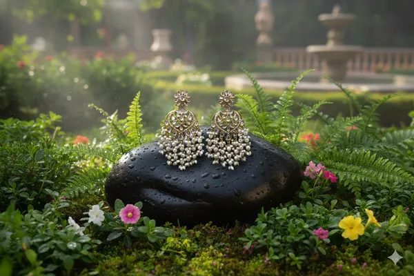 White_Alloy_Earrings_For_Women