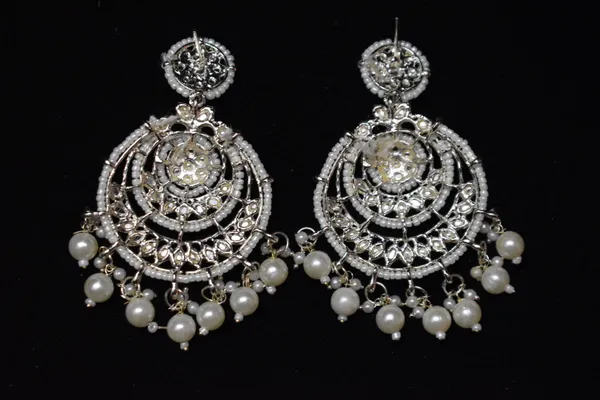 White_Alloy_Earrings_For_Women
