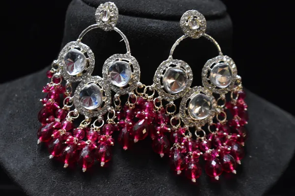 Pink_Alloy_Earrings_For_Women