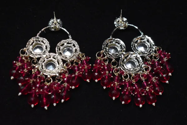 Pink_Alloy_Earrings_For_Women