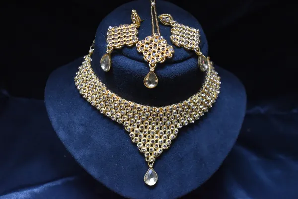 Golden_Alloy_Diamond_Studded_Choker_With_Golden_Beads_For_Women_-_Pack_Of_2